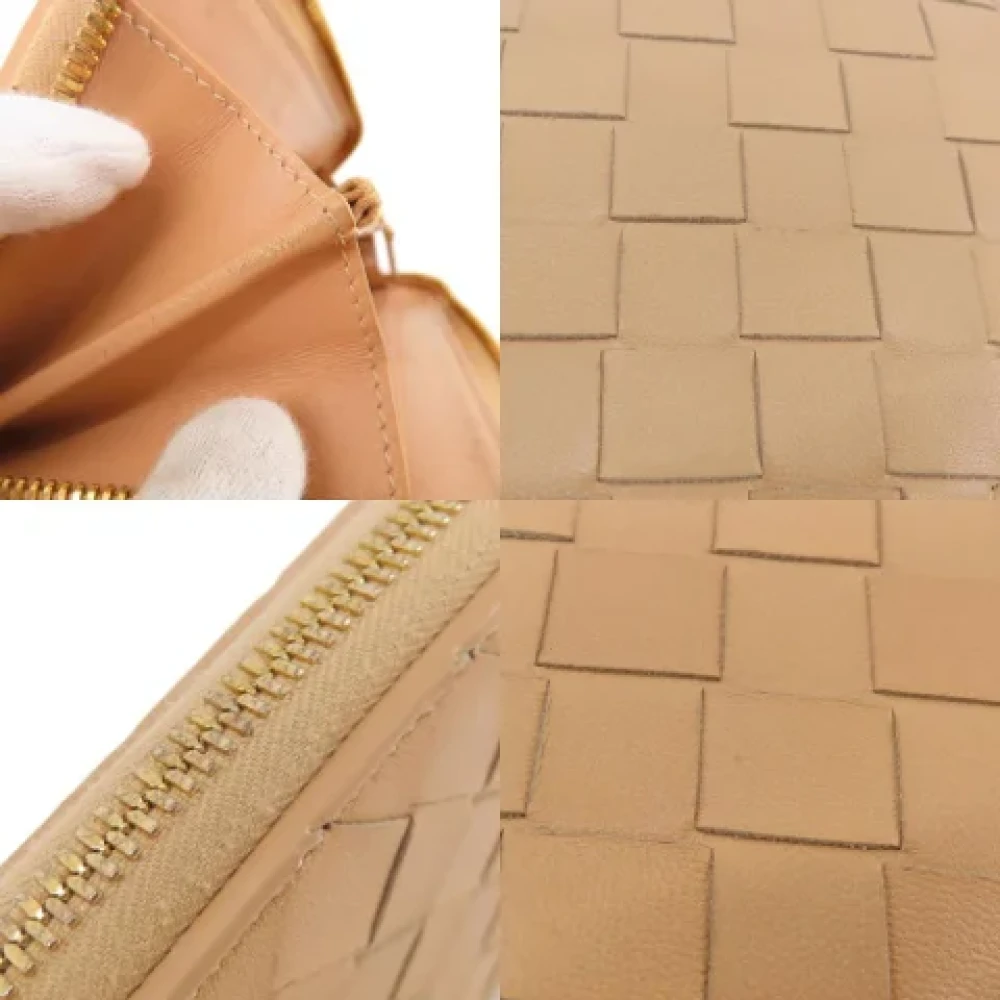 Bottega Veneta Vintage Pre-owned Leather wallets Brown Dames