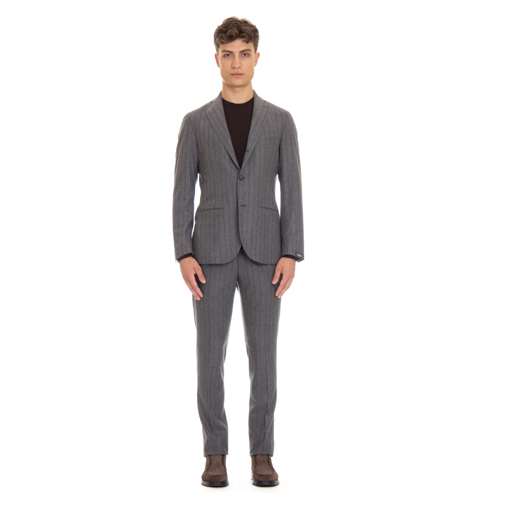 Suits > Suit Sets > Single Breasted Suits - - Barba - Modalova