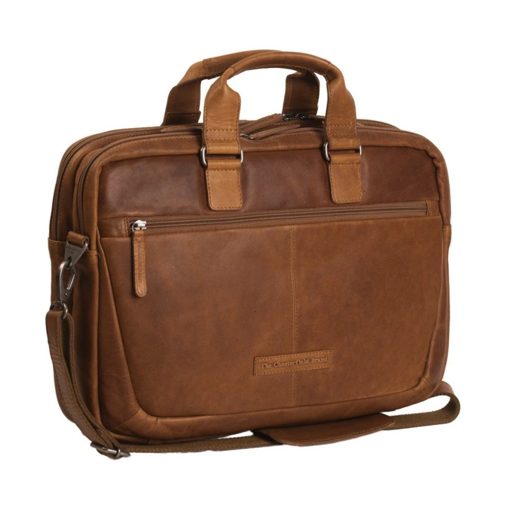 Seth Skinn PC-veske - Cognac