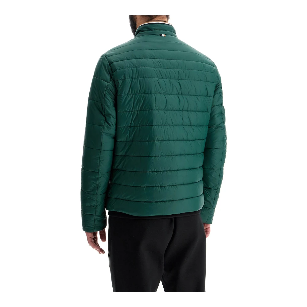 Boss Groene Donsjas met Hoge Kraag Green Heren