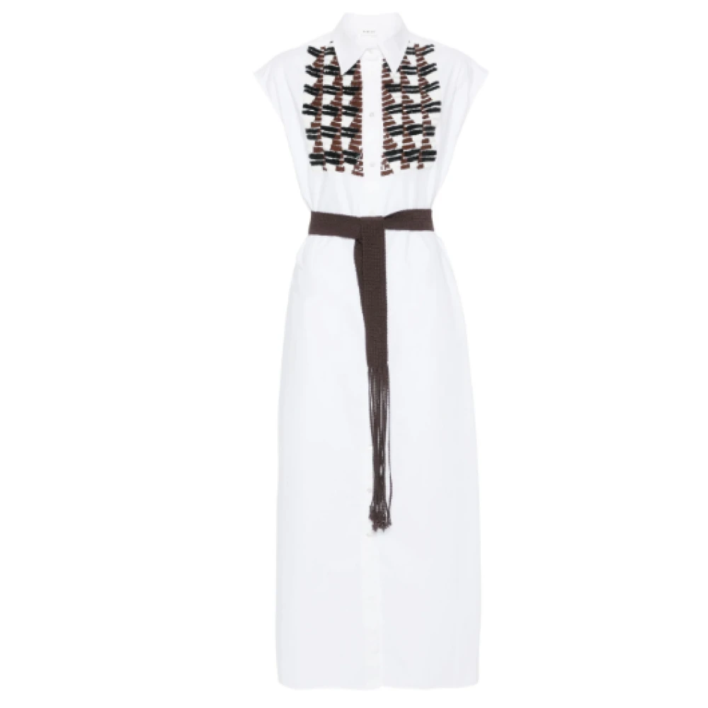 P.a.r.o.s.h. Witte Jurk Collectie White Dames