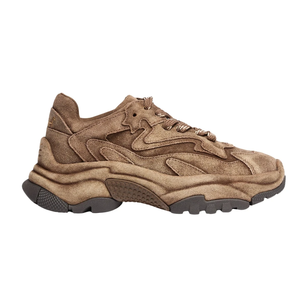 Ash Donna Marrone Sneakers Basse Con Pannelli Addict Bis - Immagine 3
