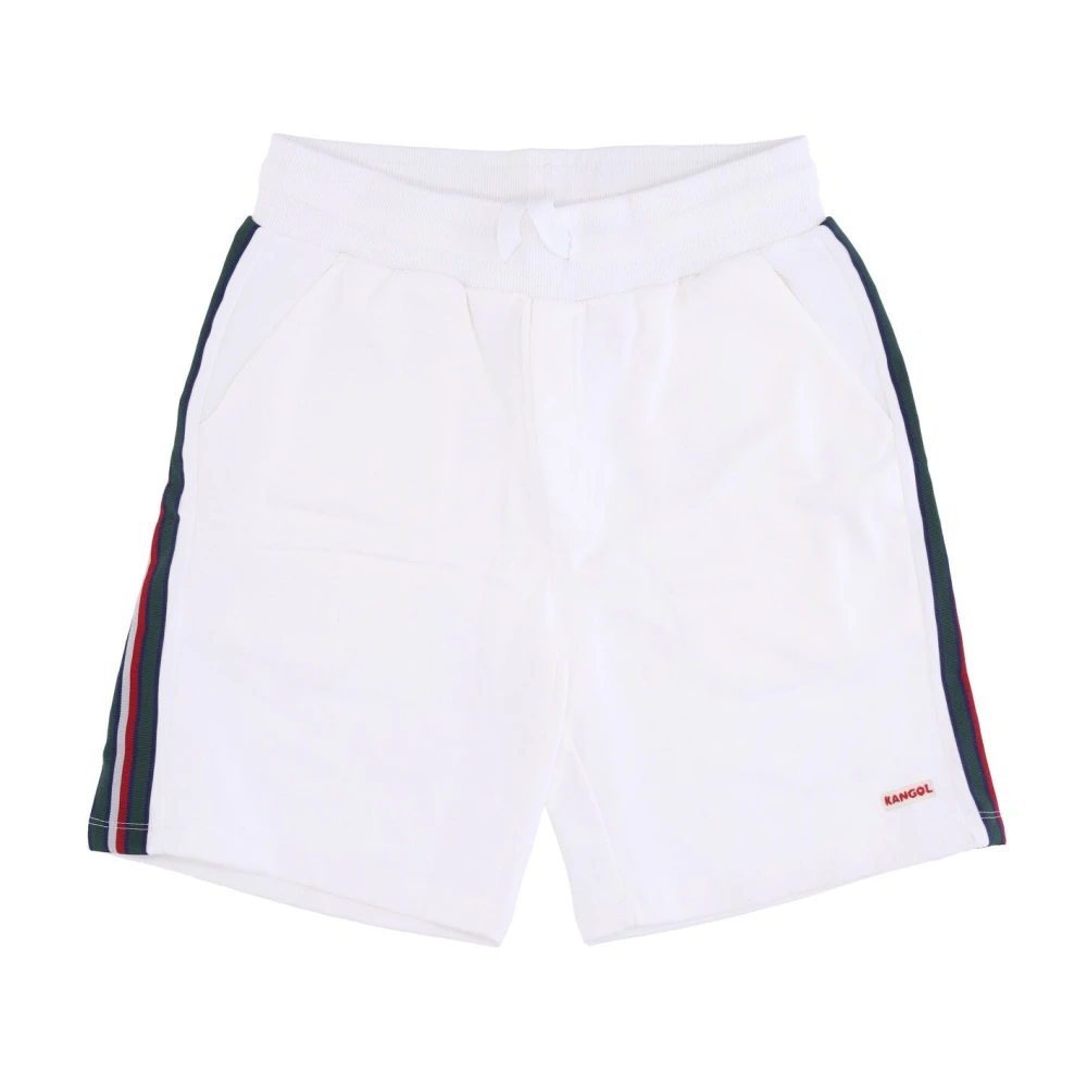 Kangol Heritage Taped Korte Tracksuit Broek White Heren