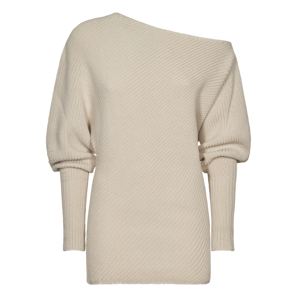 Philosophy di Lorenzo Serafini Ivoor Wollen Trui Beige Dames