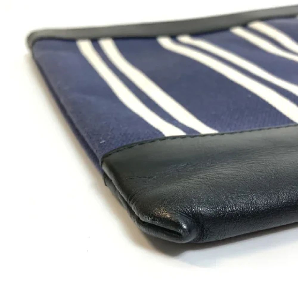 Balenciaga Vintage Pre-owned Fabric clutches Blue Dames