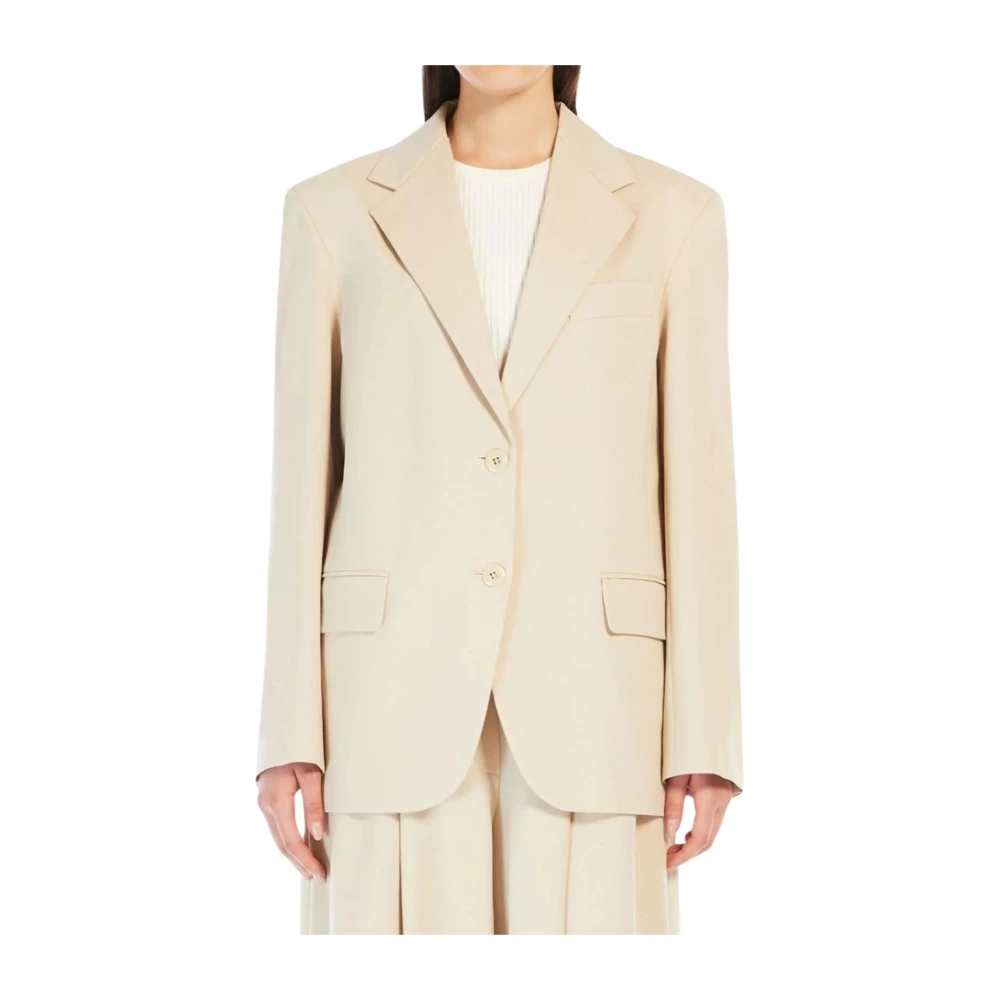 Max Mara Erik Jas Beige Dames