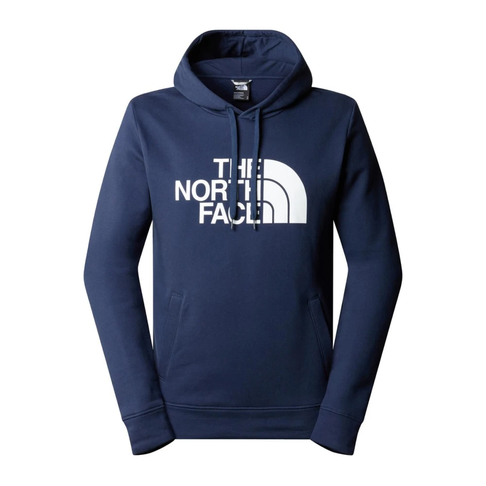 The North Face Katoenen Hoodie Blauw Rechte pasvorm Blue Heren