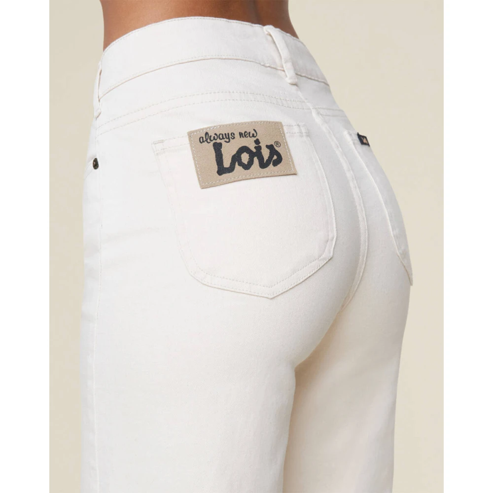 Lois Palazzo-R Stijlvolle Jeans Beige Dames