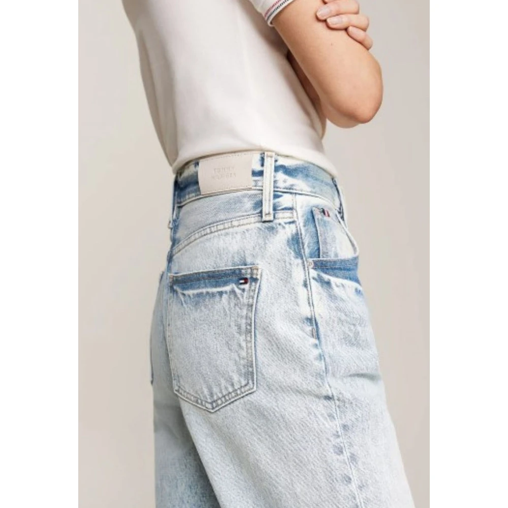 Tommy Hilfiger Relaxed Bootcut High Waist Jeans Blue Dames