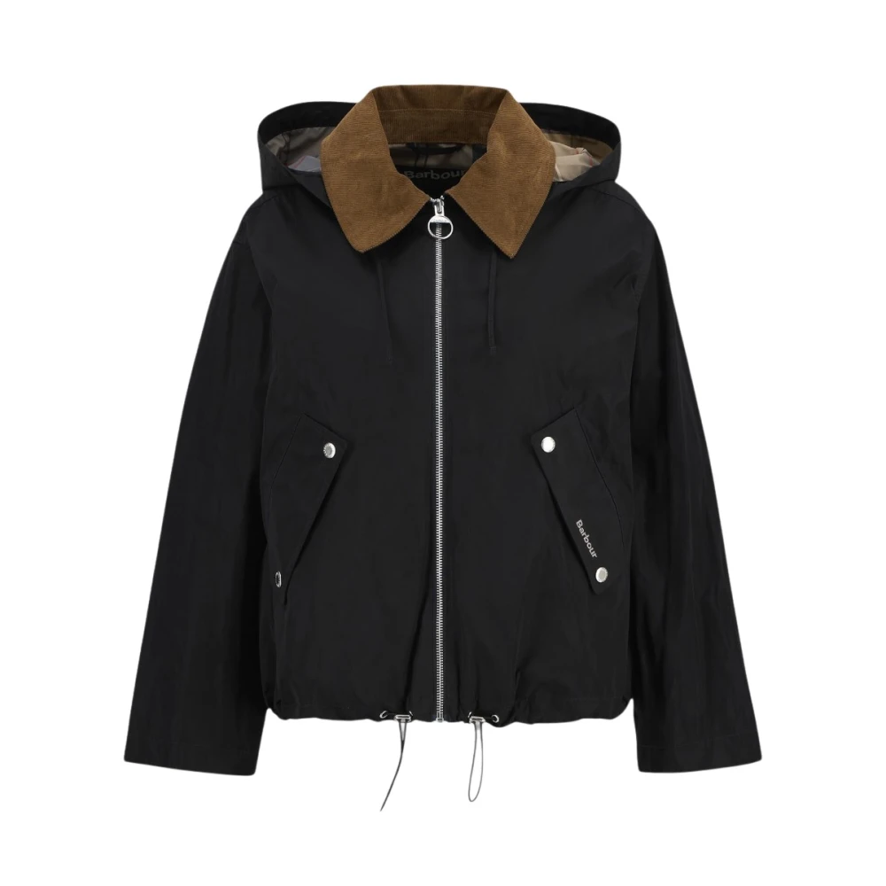 Barbour Black Weaver Showerproof Jacket - Female - Light Jackets - S - Jackets
