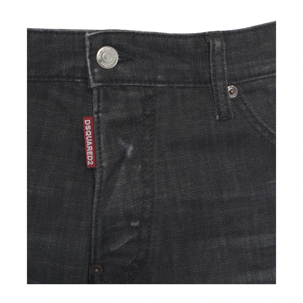 Dsquared2 Zwarte Slim Fit Cool Guy Jeans Black Heren