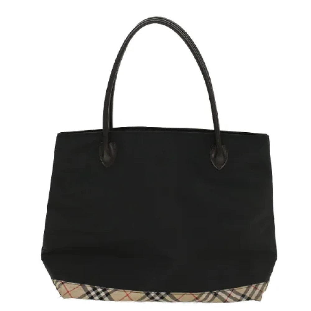 Burberry Vintage Pre-owned Fabric totes Black Dames