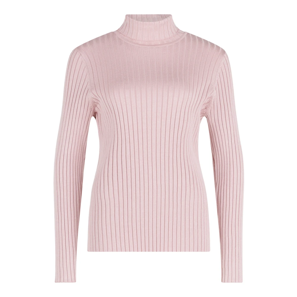 Betty Barclay Geribbelde Fijngebreide Trui Pink Dames