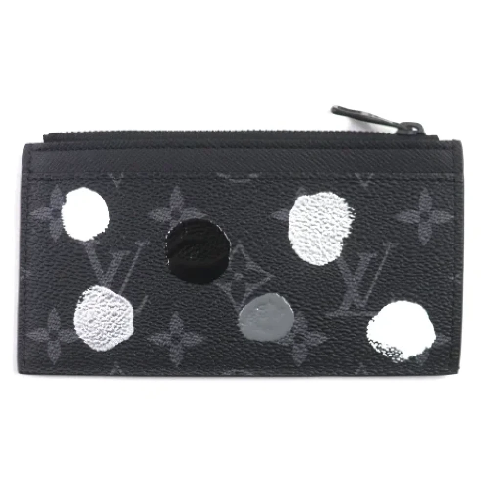 Louis Vuitton Vintage Pre-owned Canvas wallets Black Heren