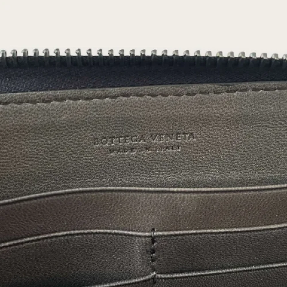 Bottega Veneta Vintage Pre-owned Leather wallets Brown Dames