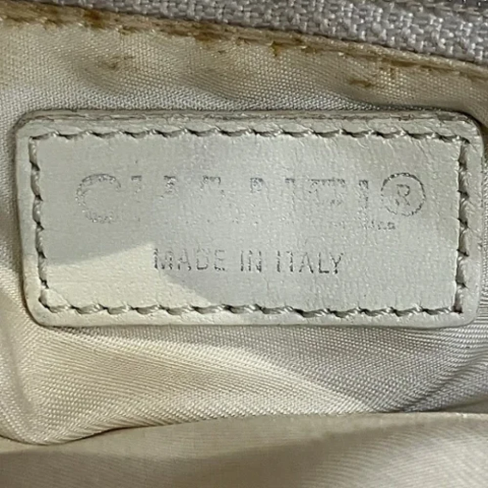 Chanel Vintage Pre-owned Fabric chanel-bags Beige Dames