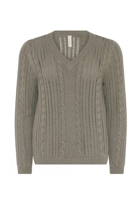 openwork-v-neck-pullover-blouse-laurel-oak