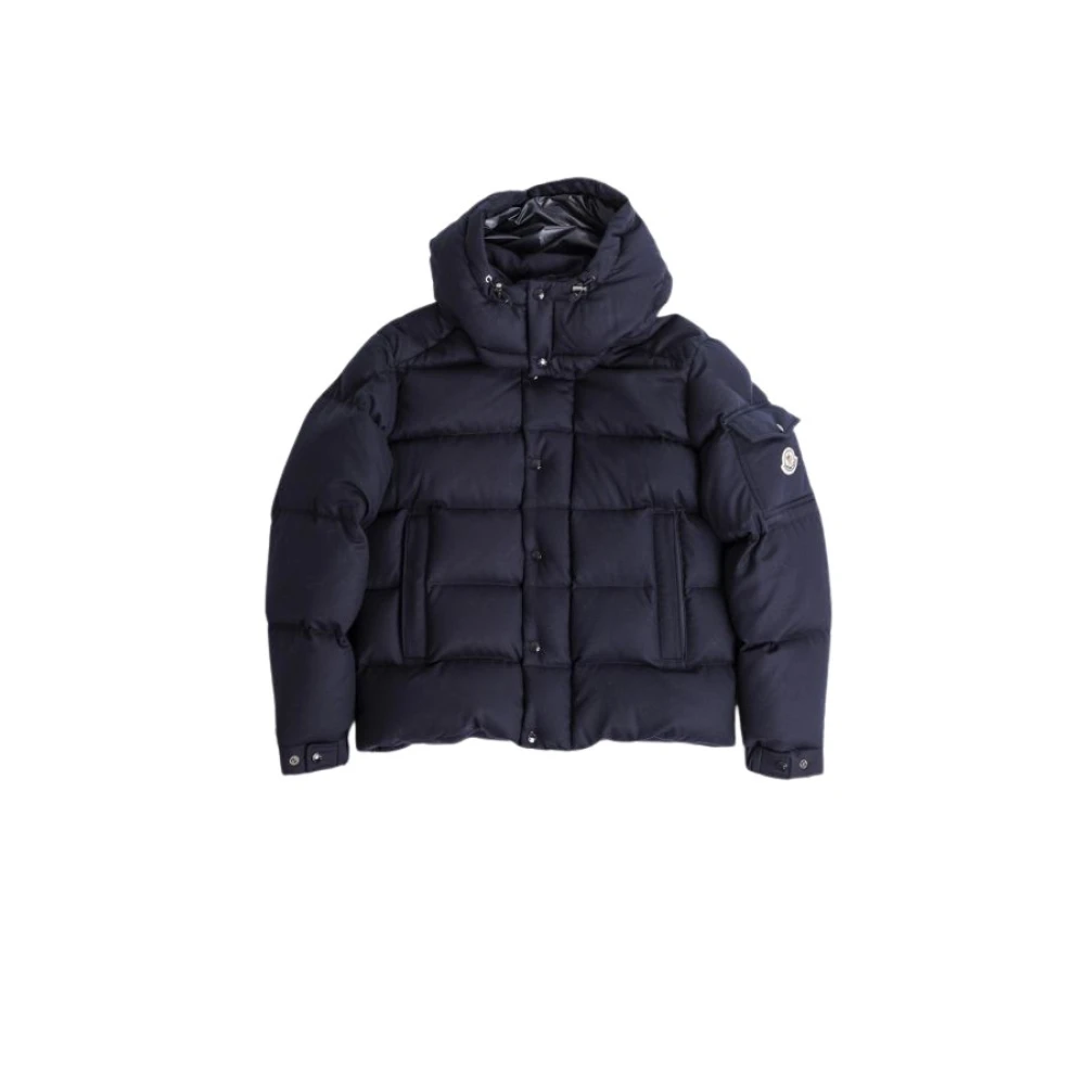Moncler Vezere Puffer Jacket Blue Heren