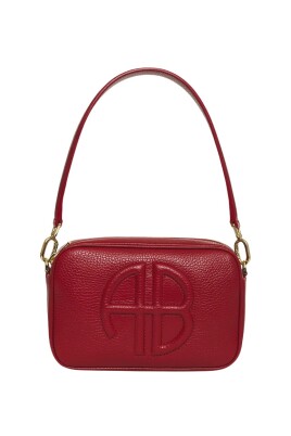 sac-en-cuir-rouge-avec-logo-en-relief
