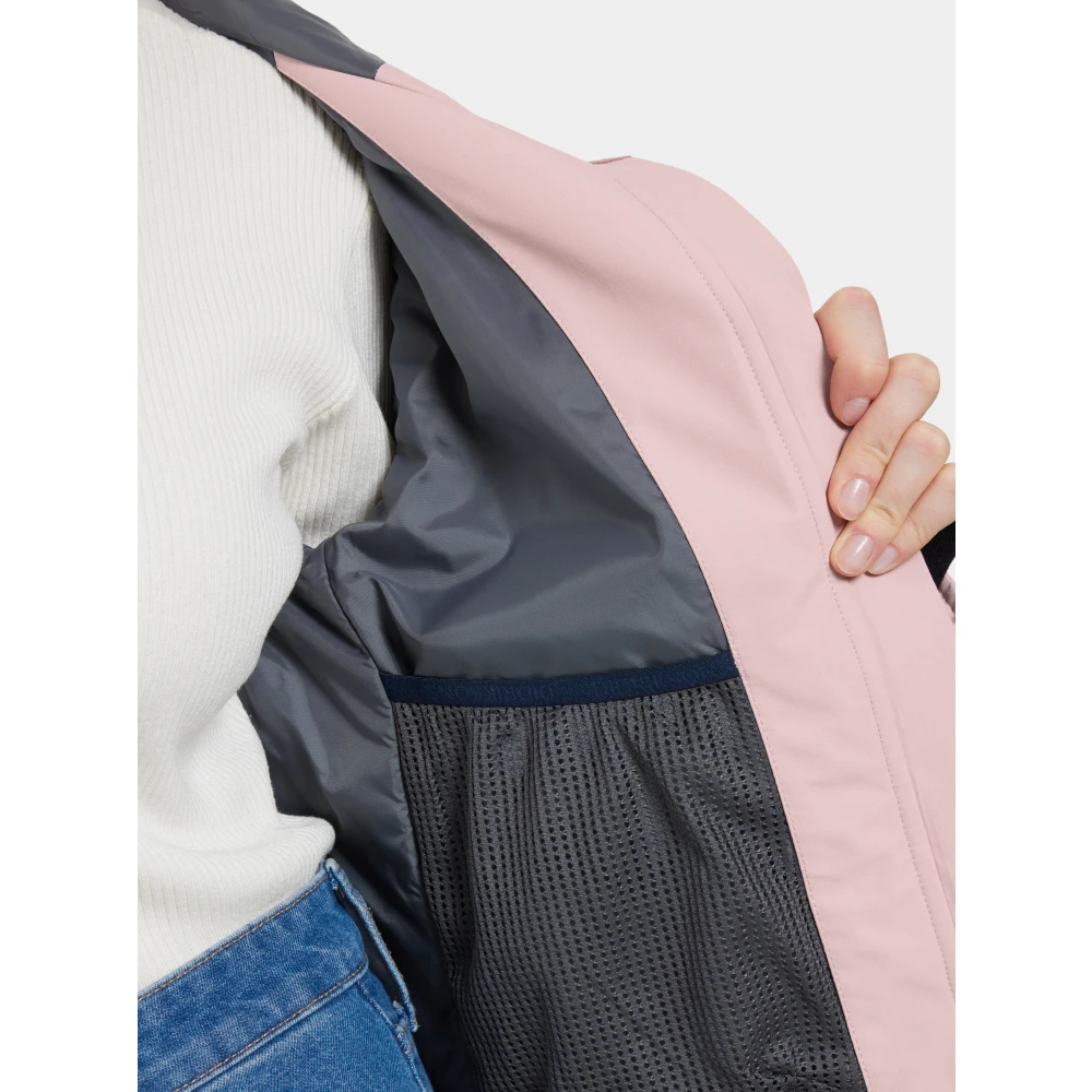Didriksons Feminine Parka voor dagelijks gebruik Pink Dames