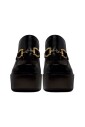 black-and-gold-leather-moccasin