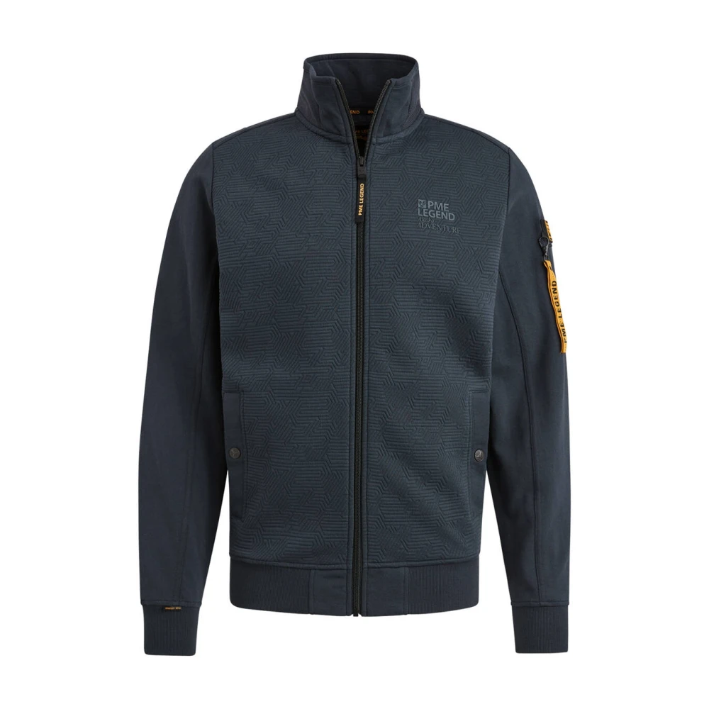 PME LEGEND Heren Truien & Vesten Zip Jacket Jacquard Interlock Sweat Groen