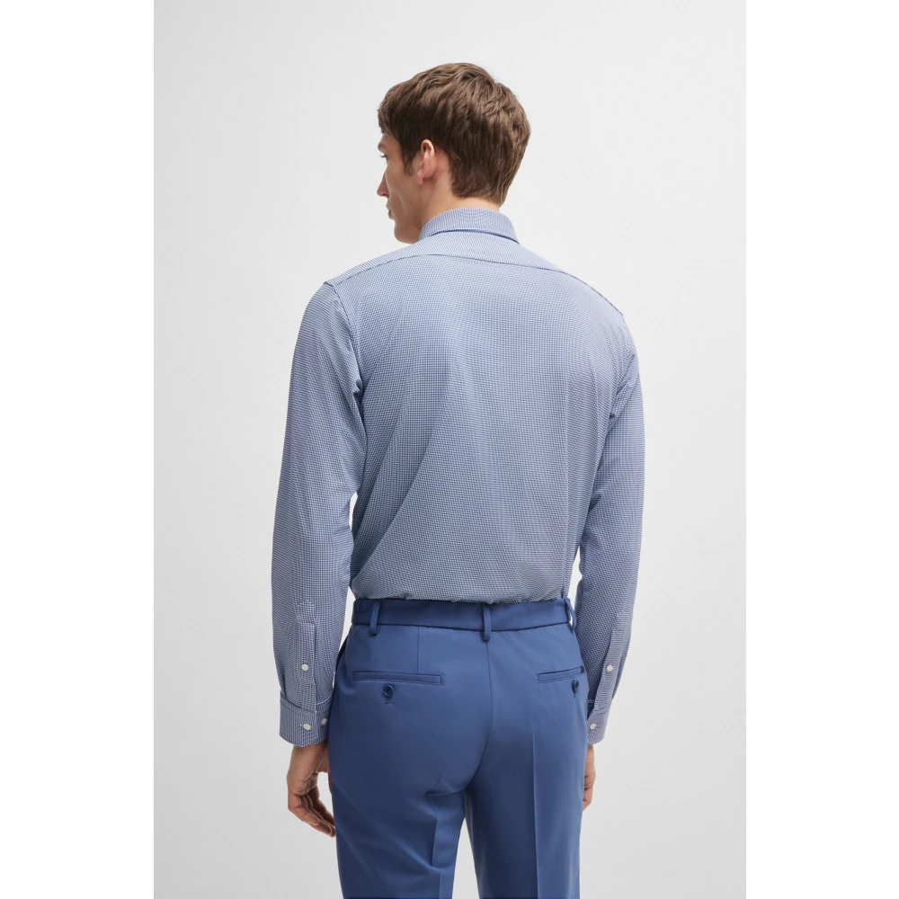 Hugo Boss Stijlvol Overhemd Blue Heren