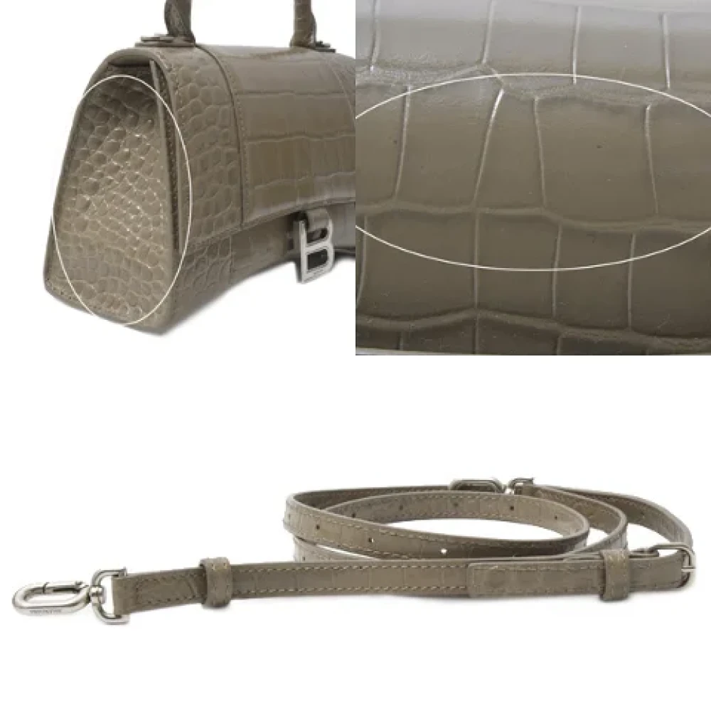 Balenciaga Vintage Pre-owned Leather balenciaga-bags Brown Dames