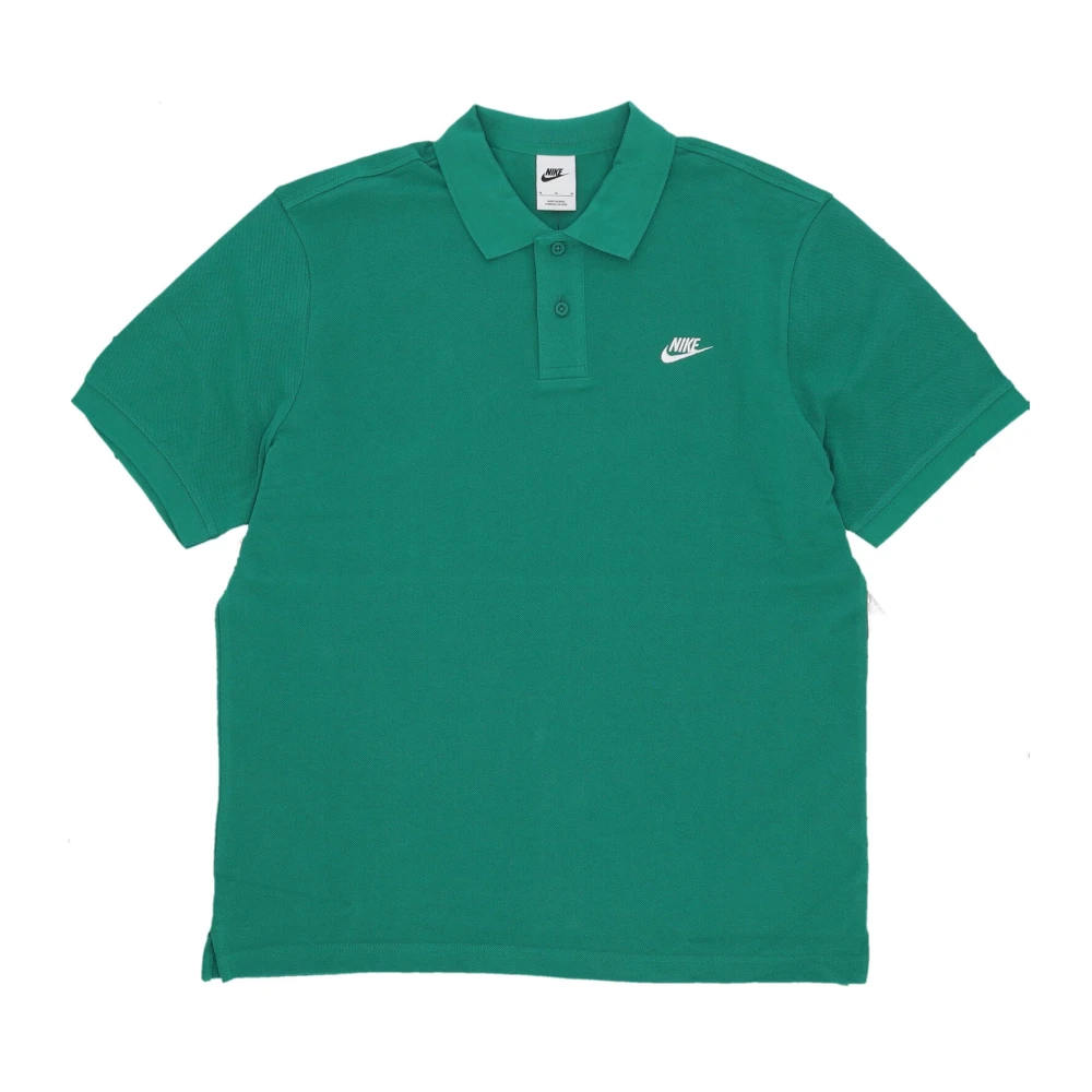 Nike Essential Pique Polo Shirt Green Heren