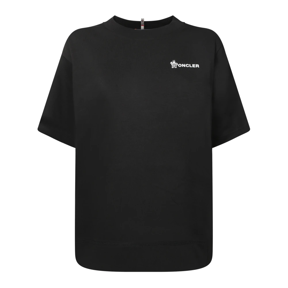 Moncler - Tops > T-Shirts - Black - Moncler - Modalova