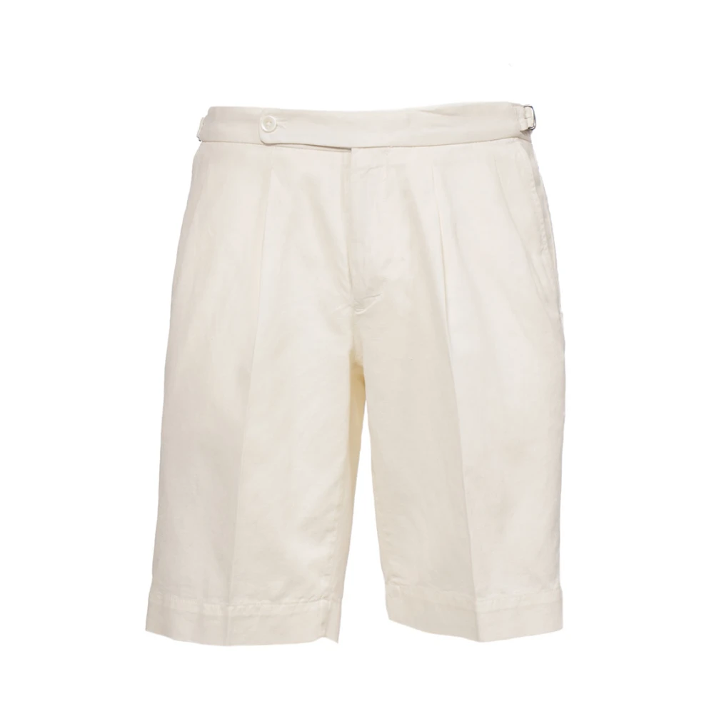 Incotex Mannen Casual Bermuda Shorts White Heren