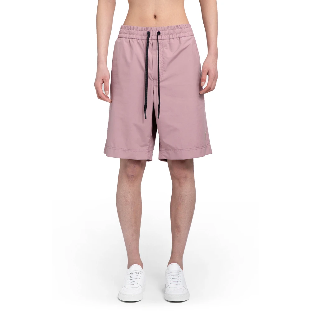 Moncler Lichtroze Gore-Tex Paclite Shorts Pink Heren