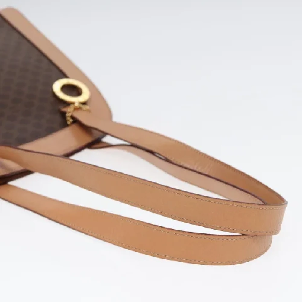 Celine Vintage Pre-owned Leather shoulder-bags Brown Dames