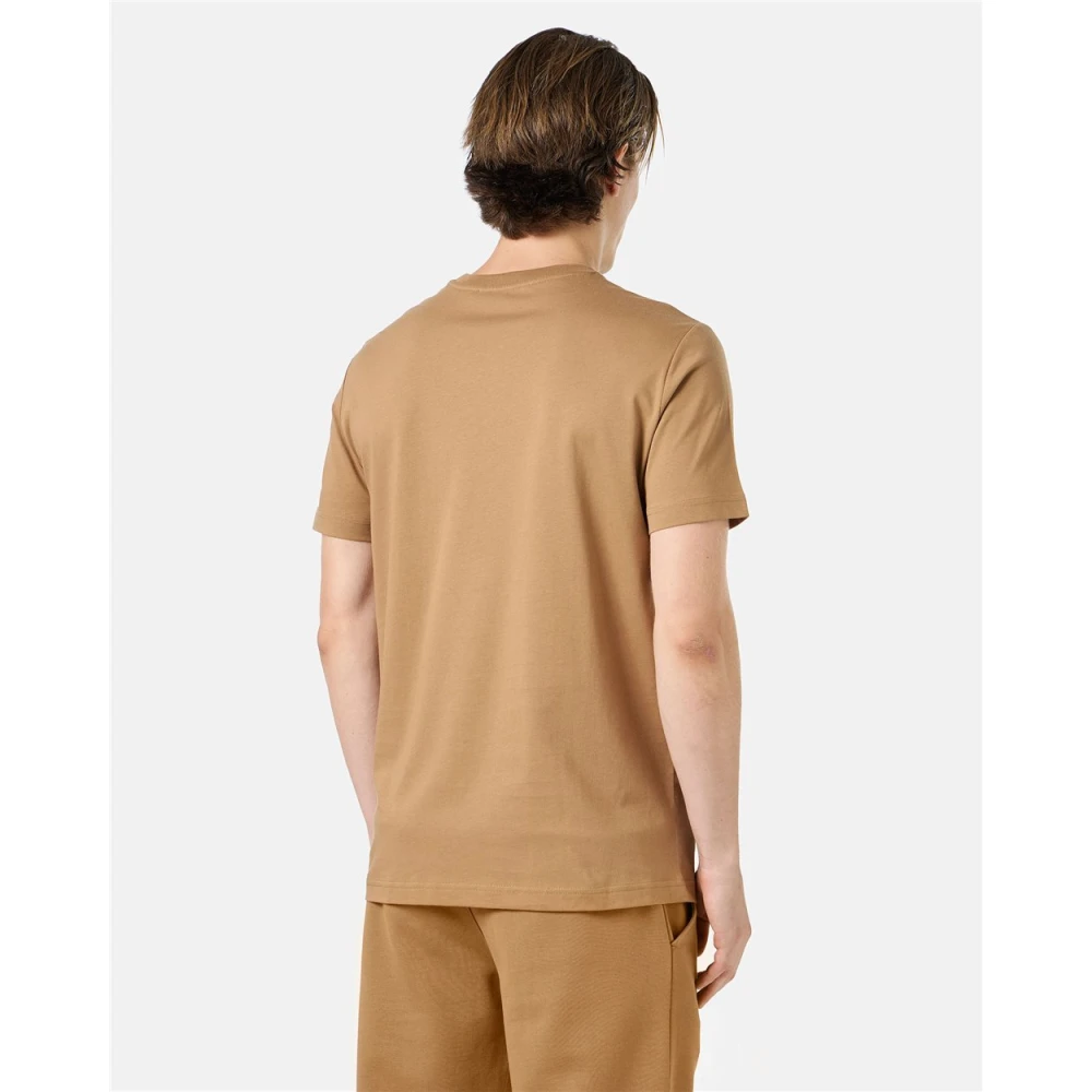 Iceberg Papieren zak gekleurde crewneck sweatshirt met geborduurd logo Brown Heren