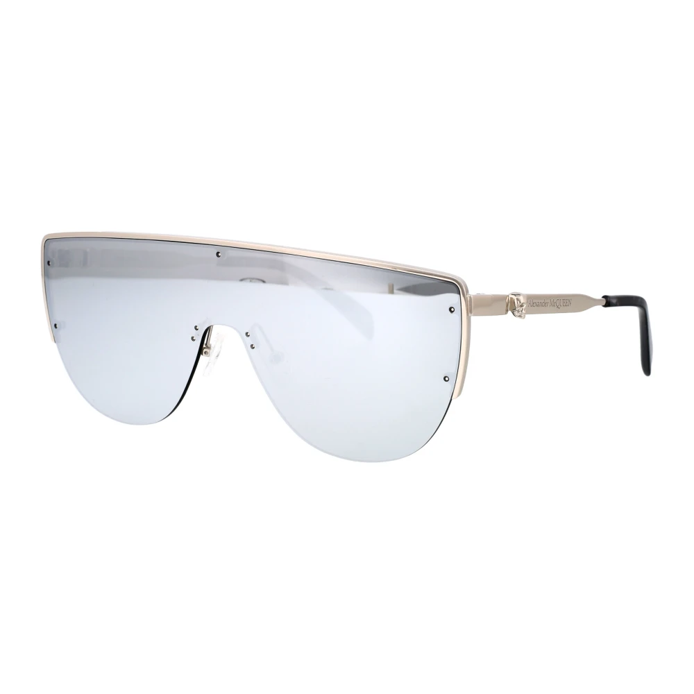 Alexander Mcqueen Men's Gray Sunglasses, One Size, Stylish Sunglasses Am0457s