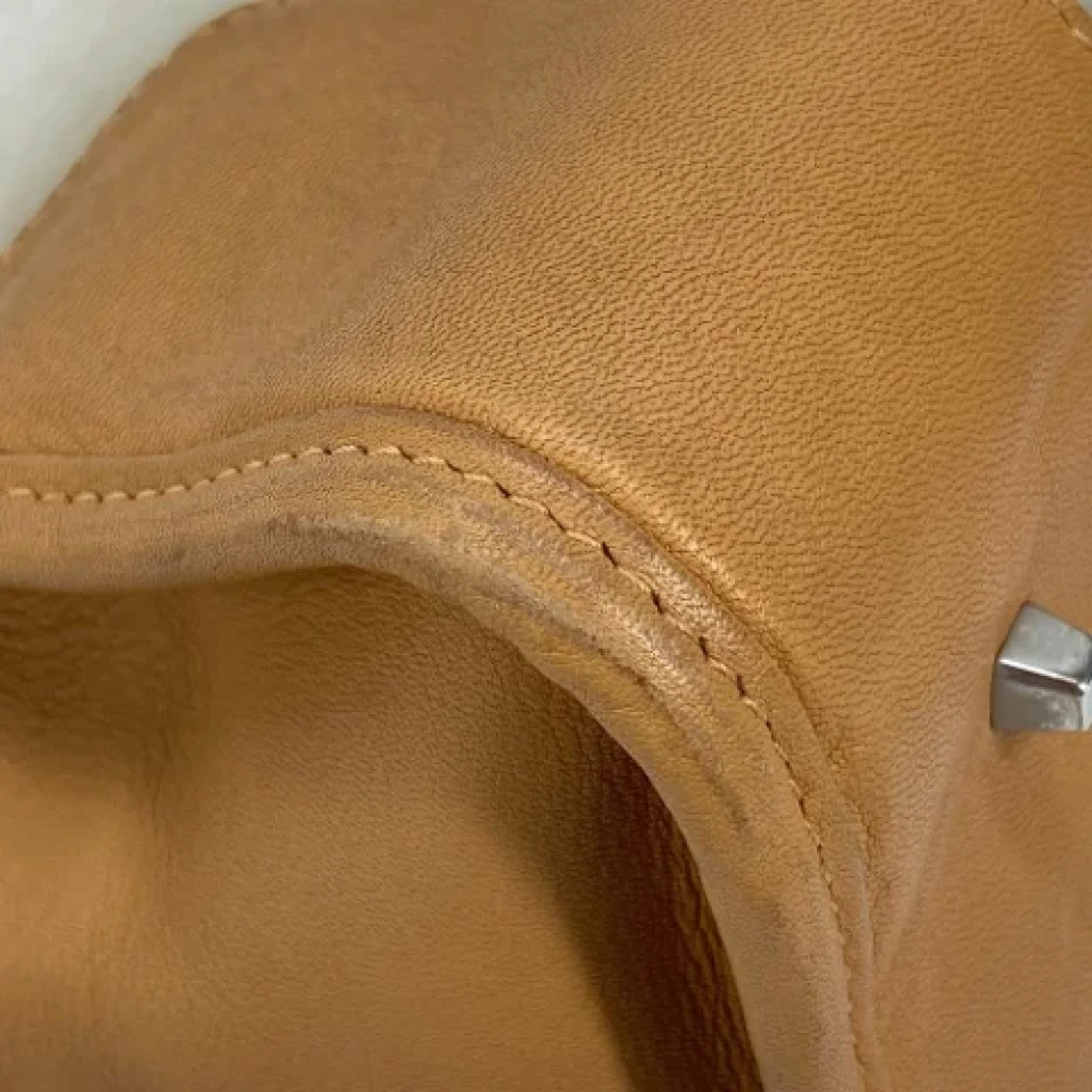 Loewe Pre-owned Fabric handbags Brown Dames
