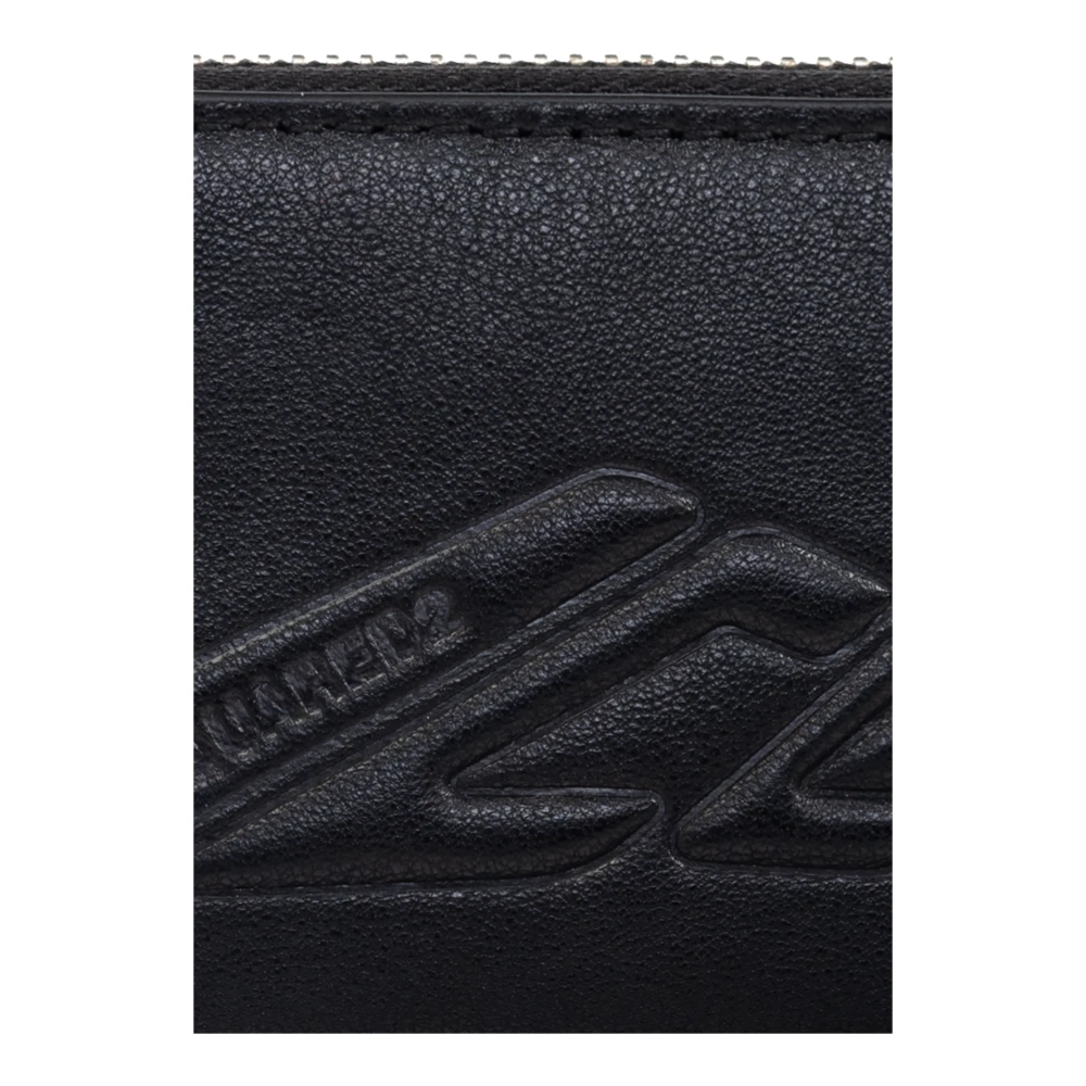 Dsquared2 Riemportemonnee Black Dames