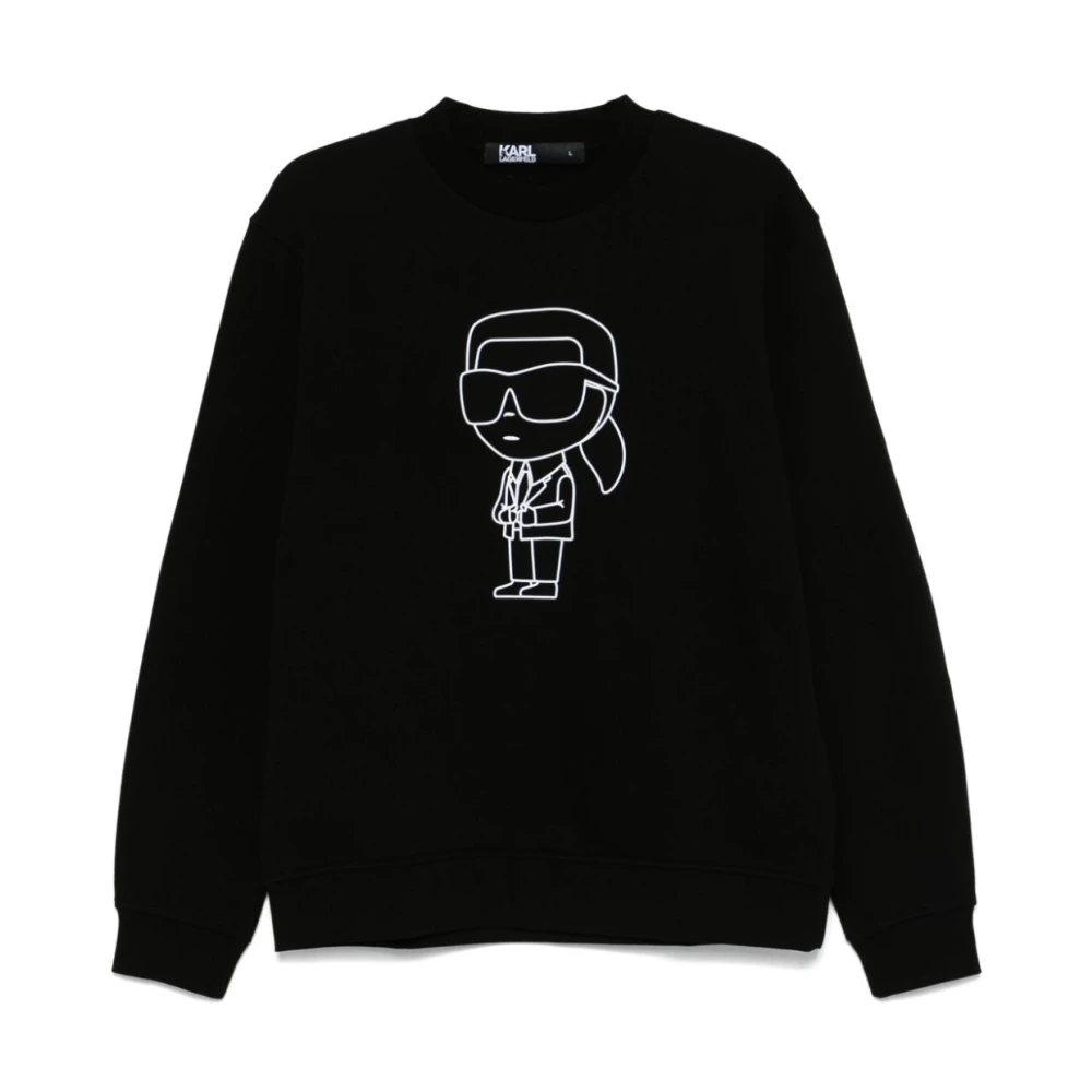 Karl Lagerfeld Zwarte truien Black Heren