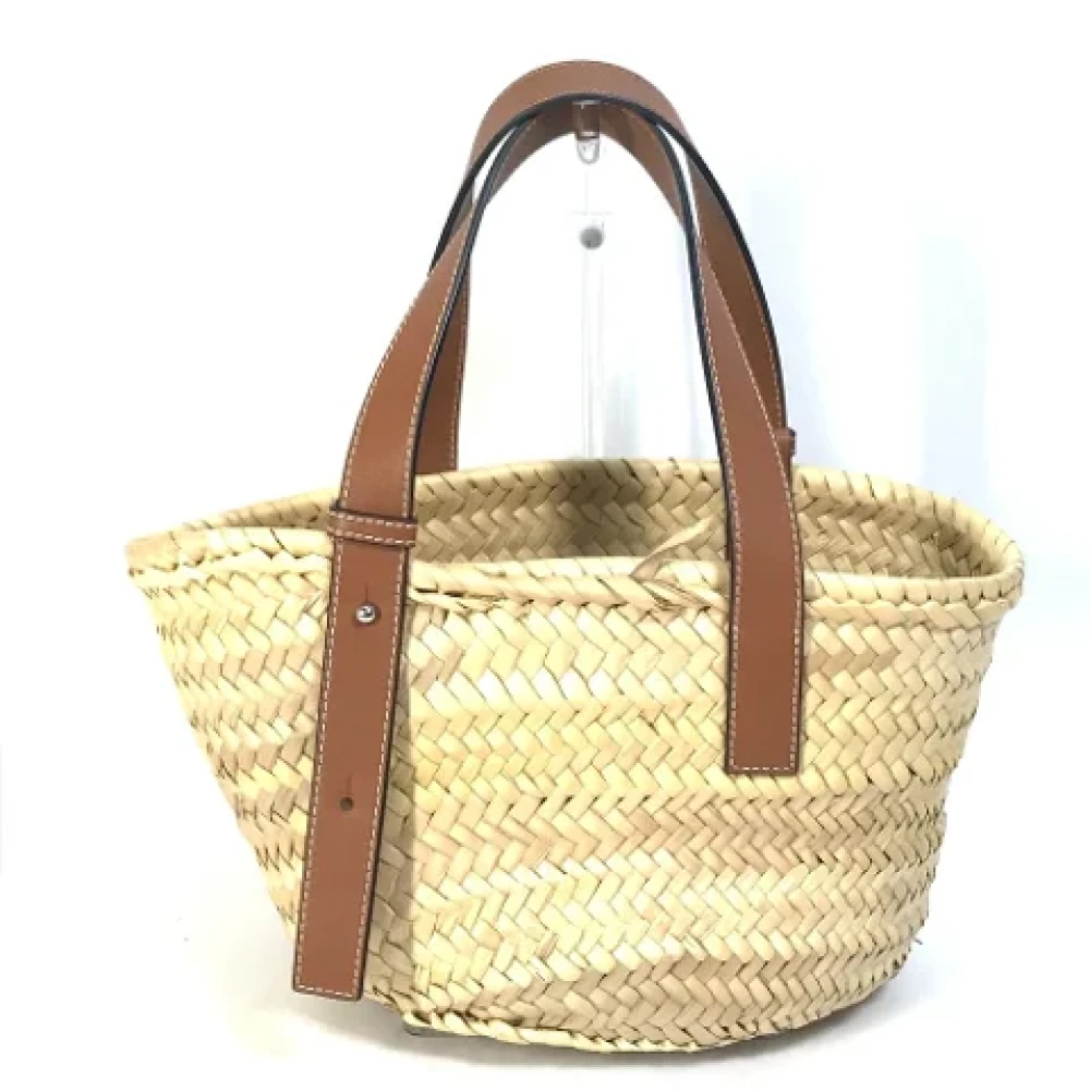 Loewe Pre-owned Fabric handbags Beige Dames