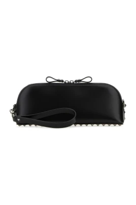 Rockstud Zip Clutch