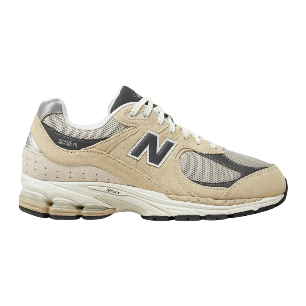 New Balance Mesh Suède Veters Rubberen Zool Sneakers Heren Schoenen Beige