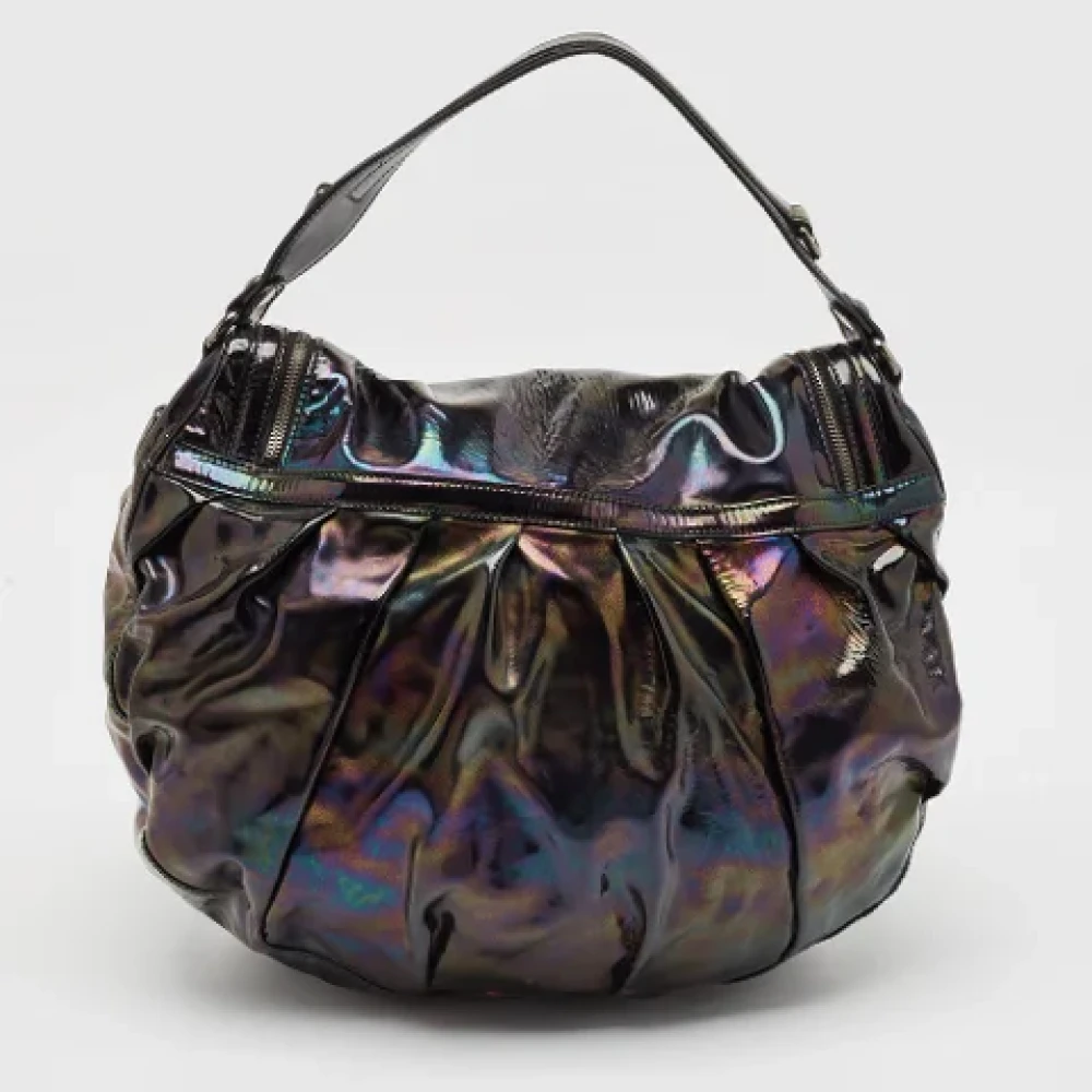 Gucci Vintage Pre-owned Fabric handbags Black Dames