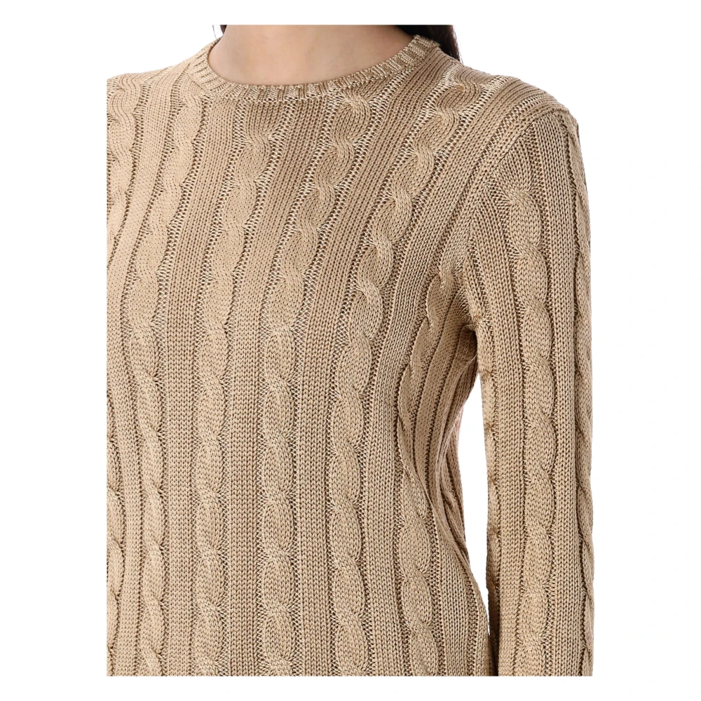 Ralph Lauren Dameskleding Gebreide kleding Lux Tan Ss25 Brown Dames
