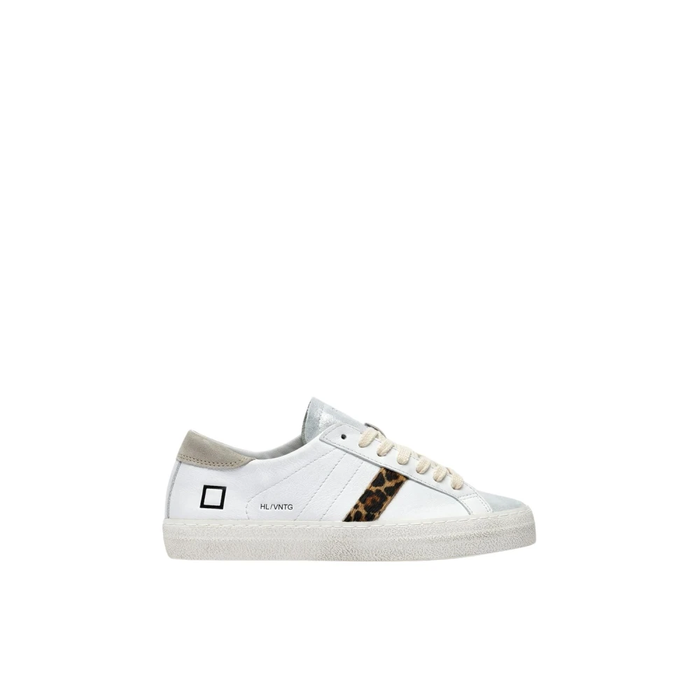 D.a.t.e. Witte Leren Lage Sneaker White Dames