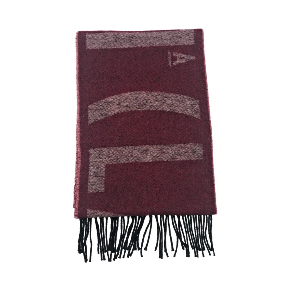 Alviero Martini 1a Classe Logo Sjaal in Klassieke Stijl Brown Dames