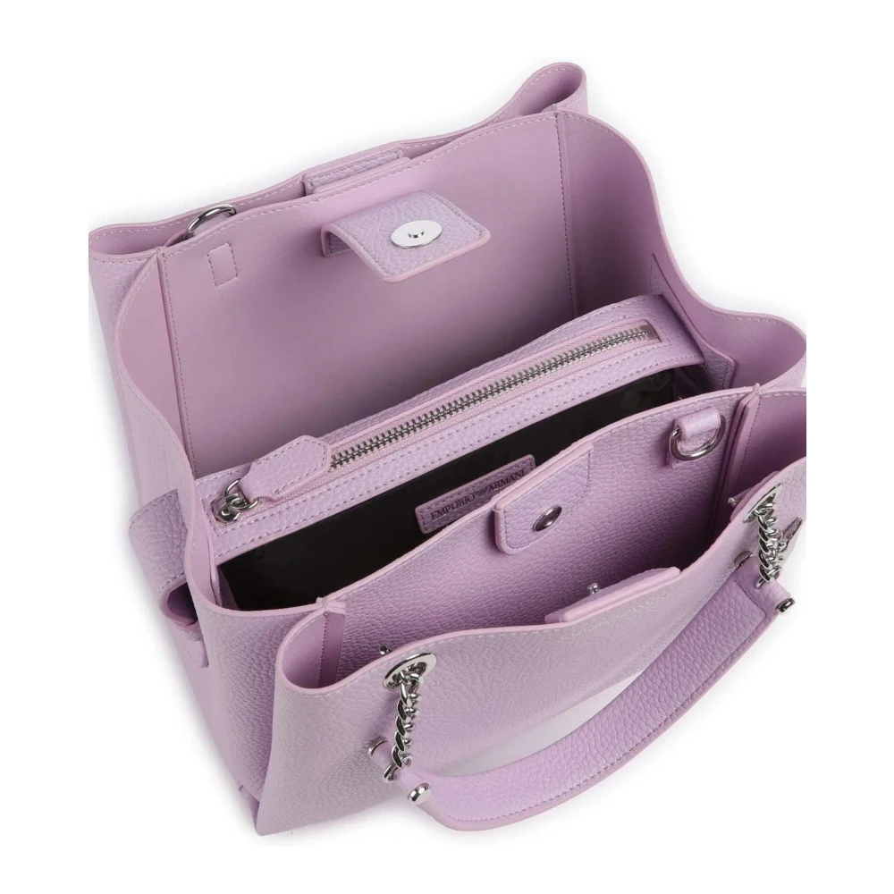 Emporio Armani Stijlvolle Schoudertas Purple Dames