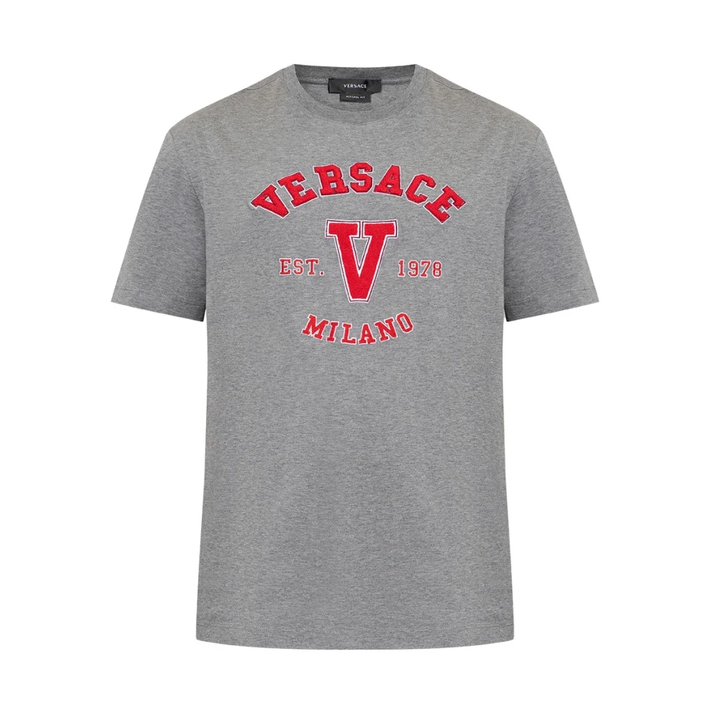 Versace T-shirt med logotyp Gray, Herr