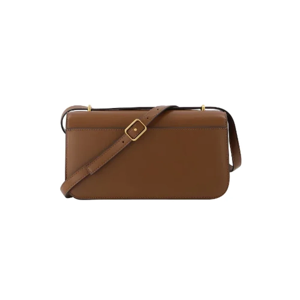 TORY BURCH Leather handbags Brown Dames