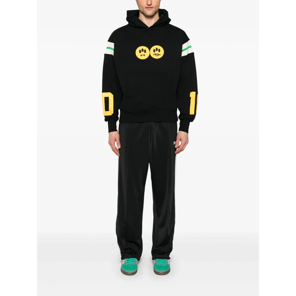 Barrow Zwarte Hoodie voor een stijlvolle uitstraling Black Heren
