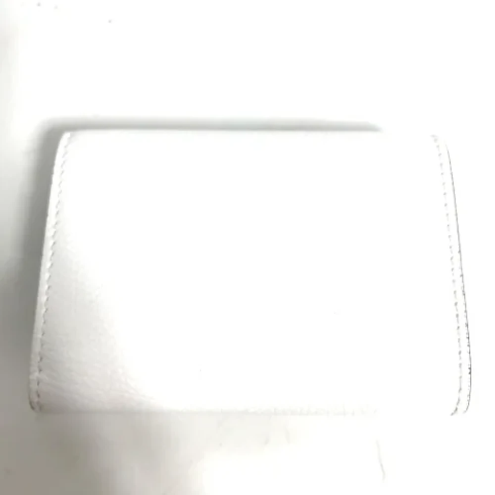 Fendi Vintage Pre-owned Leather wallets White Dames
